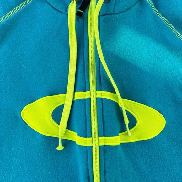 Oakley Fleece Jacket Teal - Picture 7 of 13